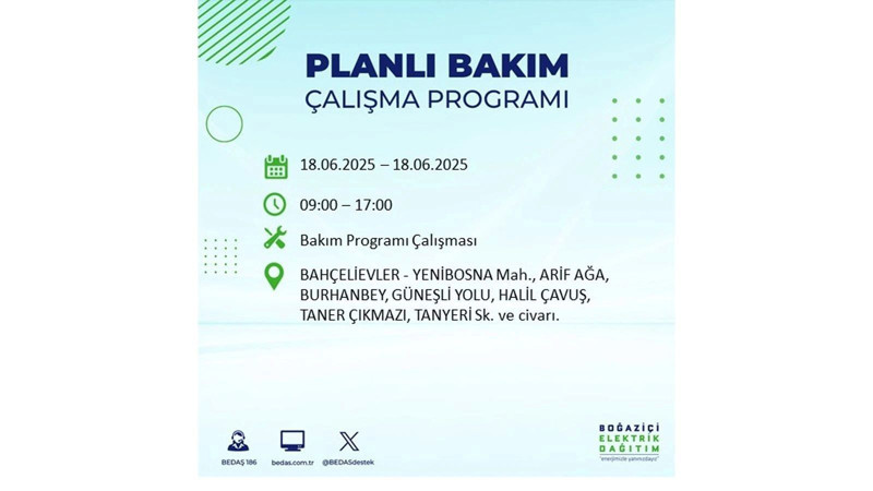 Elektrik kesintisi 9 saat sürecek: 18 Haziran elektrik kesintileri - Resim: 16