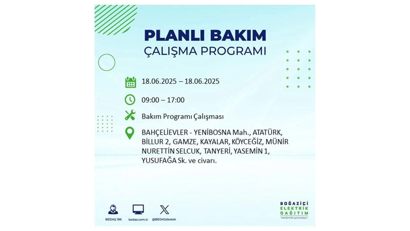 Elektrik kesintisi 9 saat sürecek: 18 Haziran elektrik kesintileri - Resim: 17
