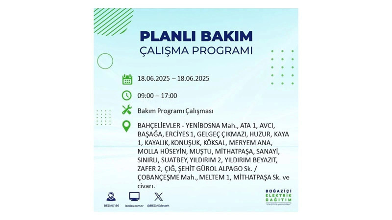 Elektrik kesintisi 9 saat sürecek: 18 Haziran elektrik kesintileri - Resim: 21