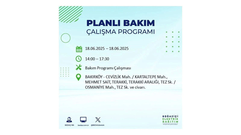 Elektrik kesintisi 9 saat sürecek: 18 Haziran elektrik kesintileri - Resim: 24