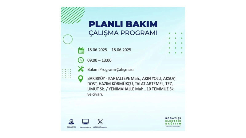 Elektrik kesintisi 9 saat sürecek: 18 Haziran elektrik kesintileri - Resim: 26