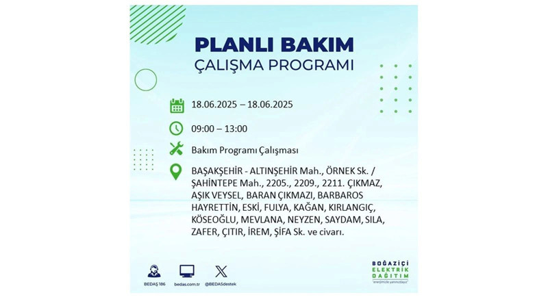 Elektrik kesintisi 9 saat sürecek: 18 Haziran elektrik kesintileri - Resim: 29