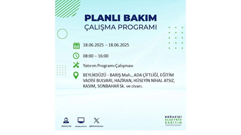 Elektrik kesintisi 9 saat sürecek: 18 Haziran elektrik kesintileri - Resim: 30