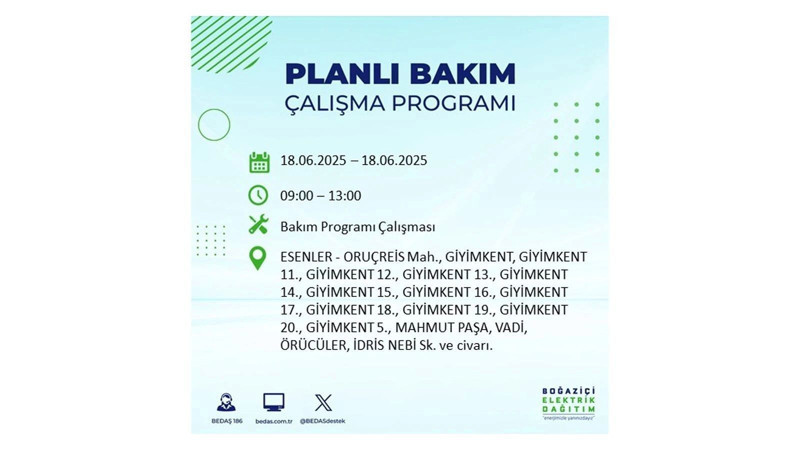 Elektrik kesintisi 9 saat sürecek: 18 Haziran elektrik kesintileri - Resim: 39