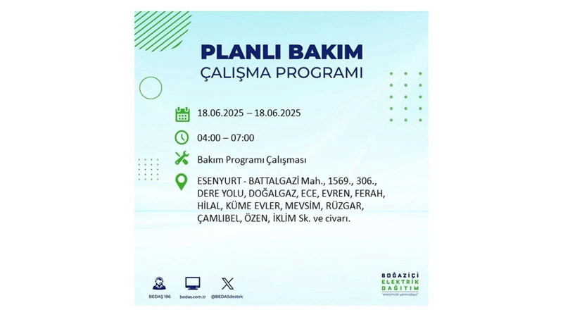 Elektrik kesintisi 9 saat sürecek: 18 Haziran elektrik kesintileri - Resim: 40