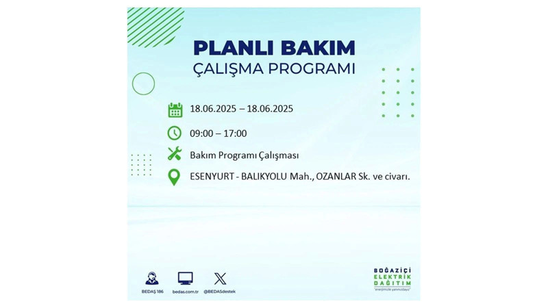 Elektrik kesintisi 9 saat sürecek: 18 Haziran elektrik kesintileri - Resim: 41