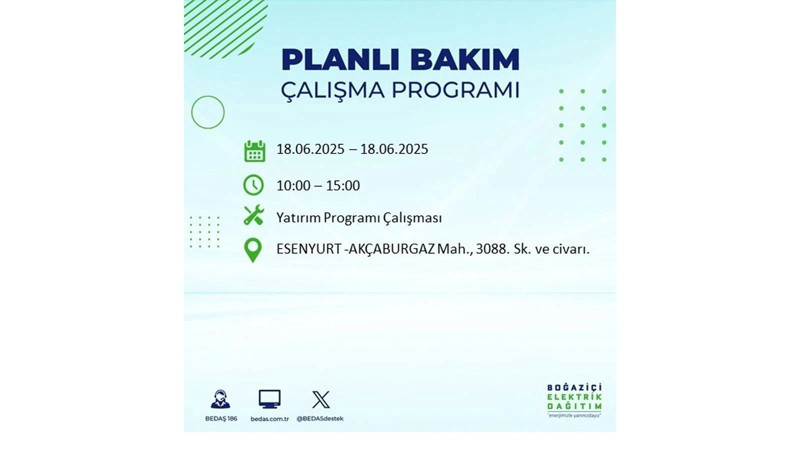 Elektrik kesintisi 9 saat sürecek: 18 Haziran elektrik kesintileri - Resim: 43