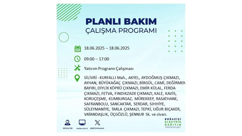 Elektrik kesintisi 9 saat sürecek: 18 Haziran elektrik kesintileri - Resim: 59