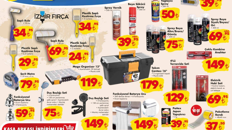 ŞOK’ta bu hafta tamirat için her şey var! ŞOK aktüel ürünler kataloğundaki fiyatlara inanamayacaksınız! - Resim: 3