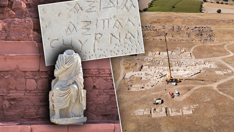 Denizli'nin UNESCO listesindeki antik kenti Laodikya'da ortaya çıkarıldı! - Resim: 10