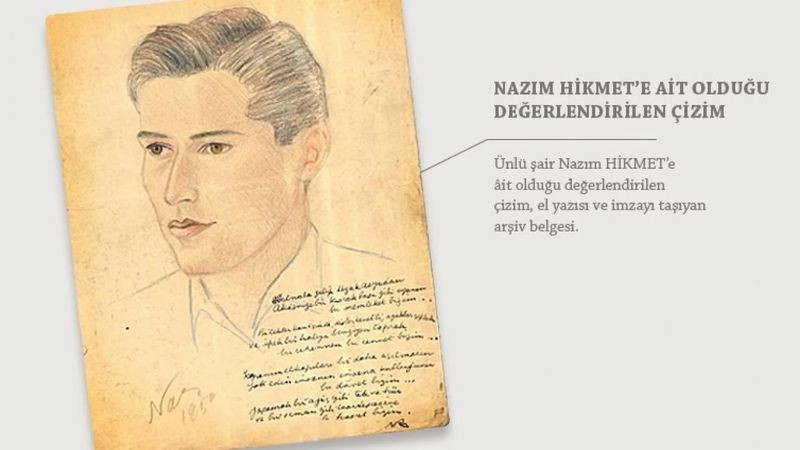 Nazım Hikmet'e ait o belge ilk kez gün yüzüne çıktı! - Resim: 1