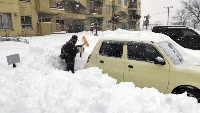 Japonya’da kar esareti: 46 ölü, yüzlerce yaralı! - Resim: 7