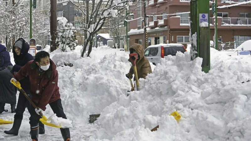 Japonya’da kar esareti: 46 ölü, yüzlerce yaralı! - Resim: 9