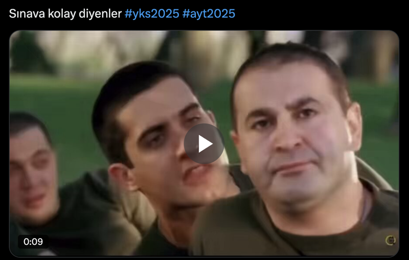 YKS AYT sınavı nasıldı? Alan Yeterlilik Testi 2025 AYT soruları zor muydu kolay mıydı? İşte adaylardan ilk yorumlar - Resim: 24