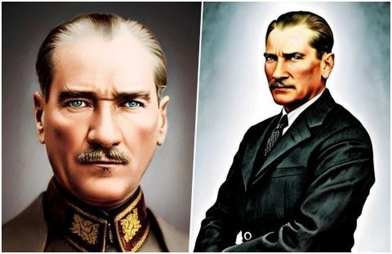 Mustafa Kemal Atatürk çizildi! İşte yapay zekayla oluşturulan görseller - Resim: 19