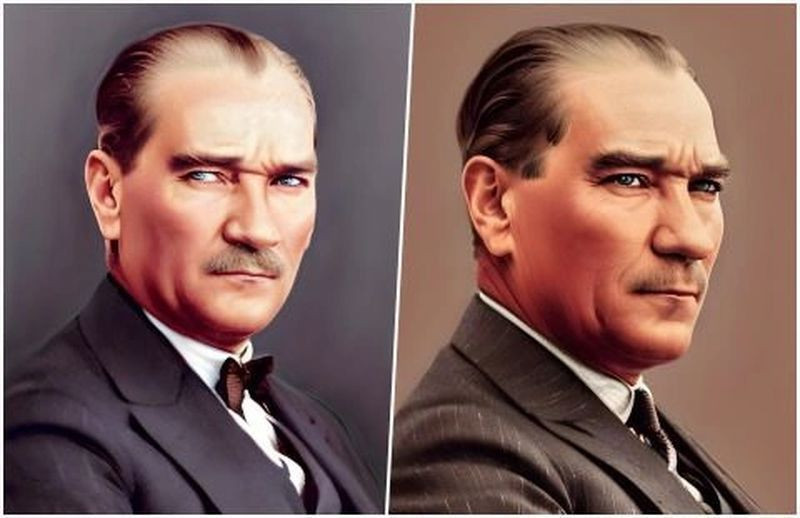 Mustafa Kemal Atatürk çizildi! İşte yapay zekayla oluşturulan görseller - Resim: 18