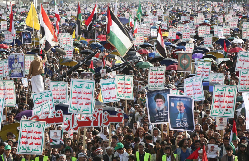 Yahya Sinvar'ın şehit edilişinin 1. yılı! Yüz binler sokakta - Resim: 1