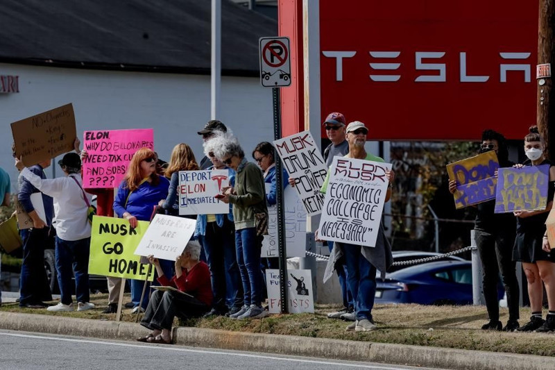 Trump'tan Musk'a destek: 'Yepyeni bir Tesla alacağım' - Resim: 4
