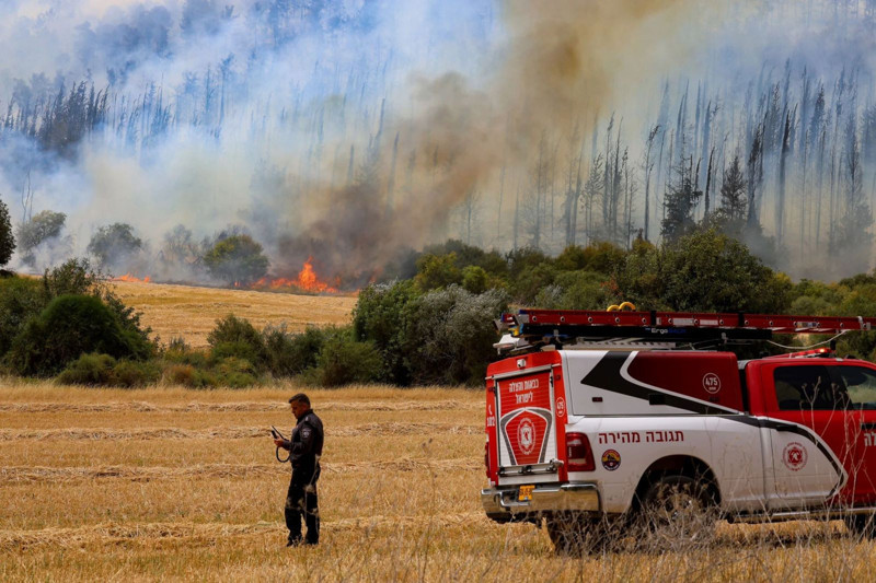 İsrail cehennemi yaşıyor: Ülke tarihinin belki de en büyük yangınında yaralı sayısı artıyor - Resim: 3