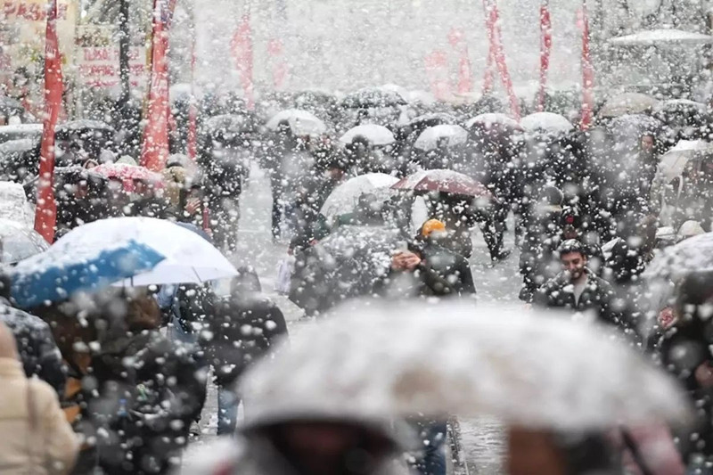 Lapa lapa kar geliyor! Meteoroloji illeri sıraladı - Resim: 8