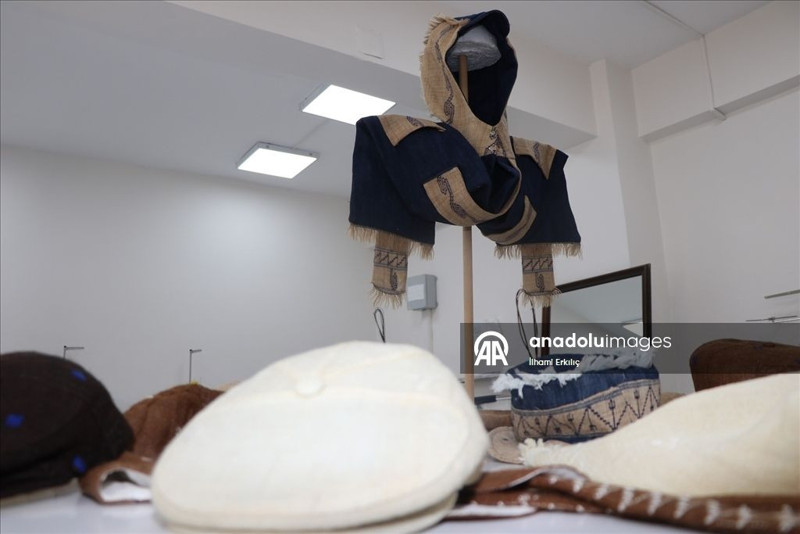 Eruzum'da geleneksel kumaş 'ehram'dan üretildiler! - Resim: 3