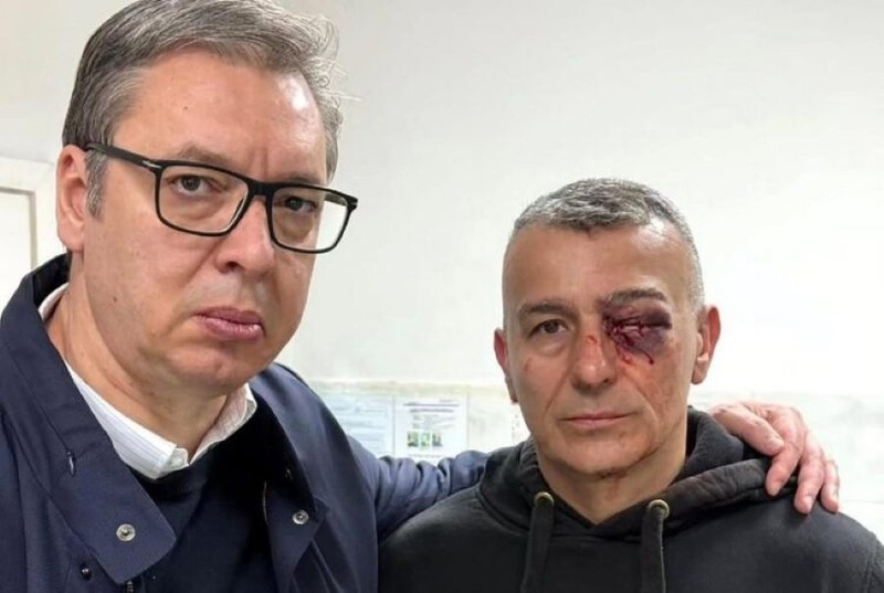 Sırbistan'da Vucic karşıtı eylemciler devlet televizyonu kuşattı - Resim: 3