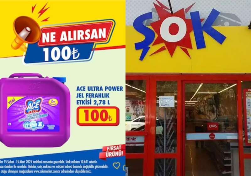 ŞOK'ta ne alırsan 100 lira! Temizlik ürünleri öne çıkıyor - Resim: 1